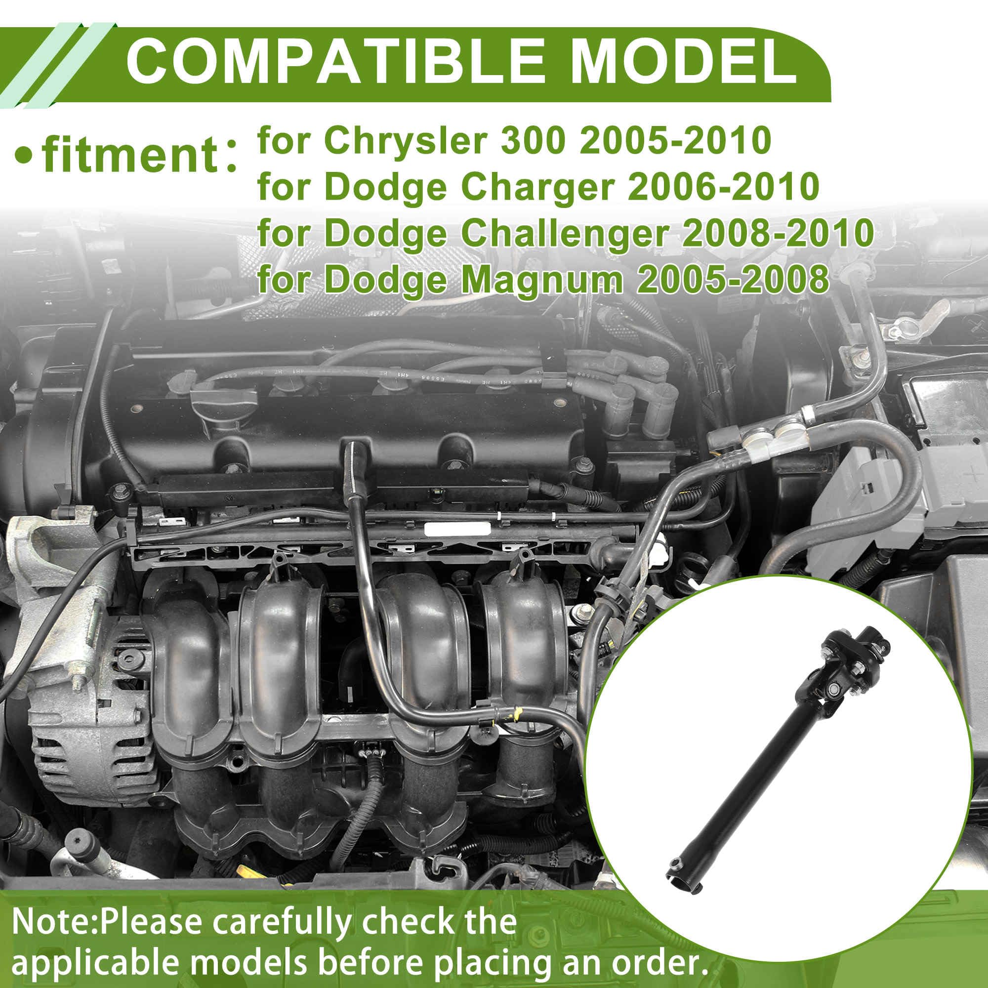 A ABSOPRO Lenksäulenwelle Für Chrysler 300 2005-2010 Lenkwelle Nr.4649123AF/4649123AE/4649123AD/4649123AC/4649123AB/5057616AA Metall 1 Stück