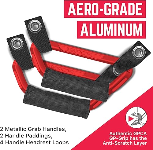 Miniatura 3 de GP BackGrip PRO - Empuñadura para reposacabezas de pasajeros de automóvil para camión y automóvil Wrangler JL JT JK para todoterreno, niños y