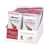 Vista 12 de Chuao Chocolatier Triple Nut Temptation - Mini barras de chocolate oscuro Pistachos gourmet, almendras, avellanas, sin conservantes, paquete de 24