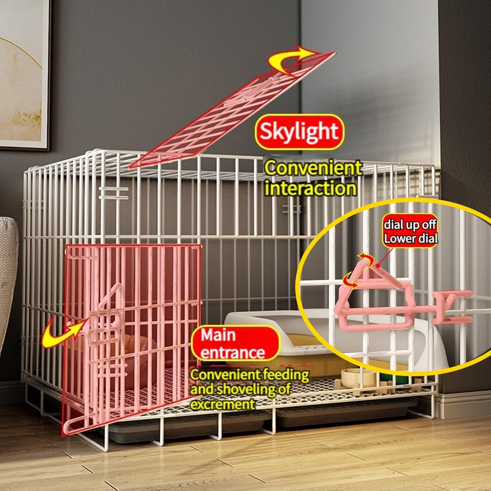 猫ケージ大型 3段　広いスリムケージ　 2~3匹多頭飼い折り畳み式 Amazon.co.jp: 猫 ケージ 大型 3段 広い 2段 多頭飼い 広い 猫ケージ