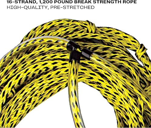 Miniatura 5 de AIRHEAD Trick Handle Wakeboard Rope 4 Sections 75-Feet Multiple Colors Available