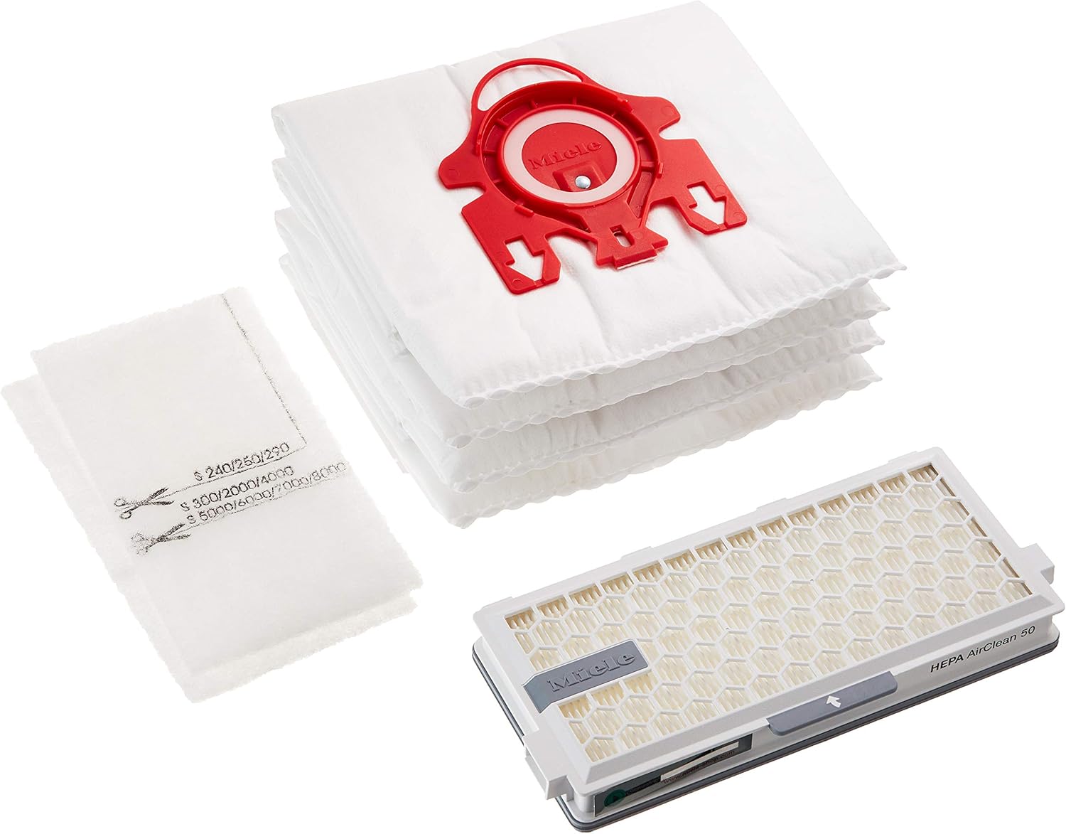 Flash Deals - 60% OFF Miele AirClean 3D Allergy XL-Pack, FJM FilterBags Vacuum Bag, White Buy 2 get 3 Miele AirClean 3D Allergy XL-Pack, FJM FilterBags Vacuum Bag, White