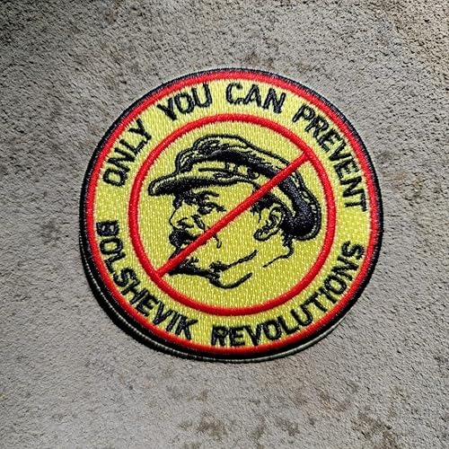 Miniatura 2 de Communism Only You Can Prevent Bolshevik Revolutions Patch Lenin 3" Communist Iron On Or Sew On Patches Made In America Gift