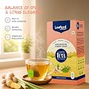 Leeford Ginger Lemongrass Green Tea|30 Tea Bags|All Natural Flavour|Zesty Immunity Booster|Antioxidant Powerhouse|100% Natural Digestion Aid|Brews Best With Added Honey|Milk-Free & Fuss-Free gallery image