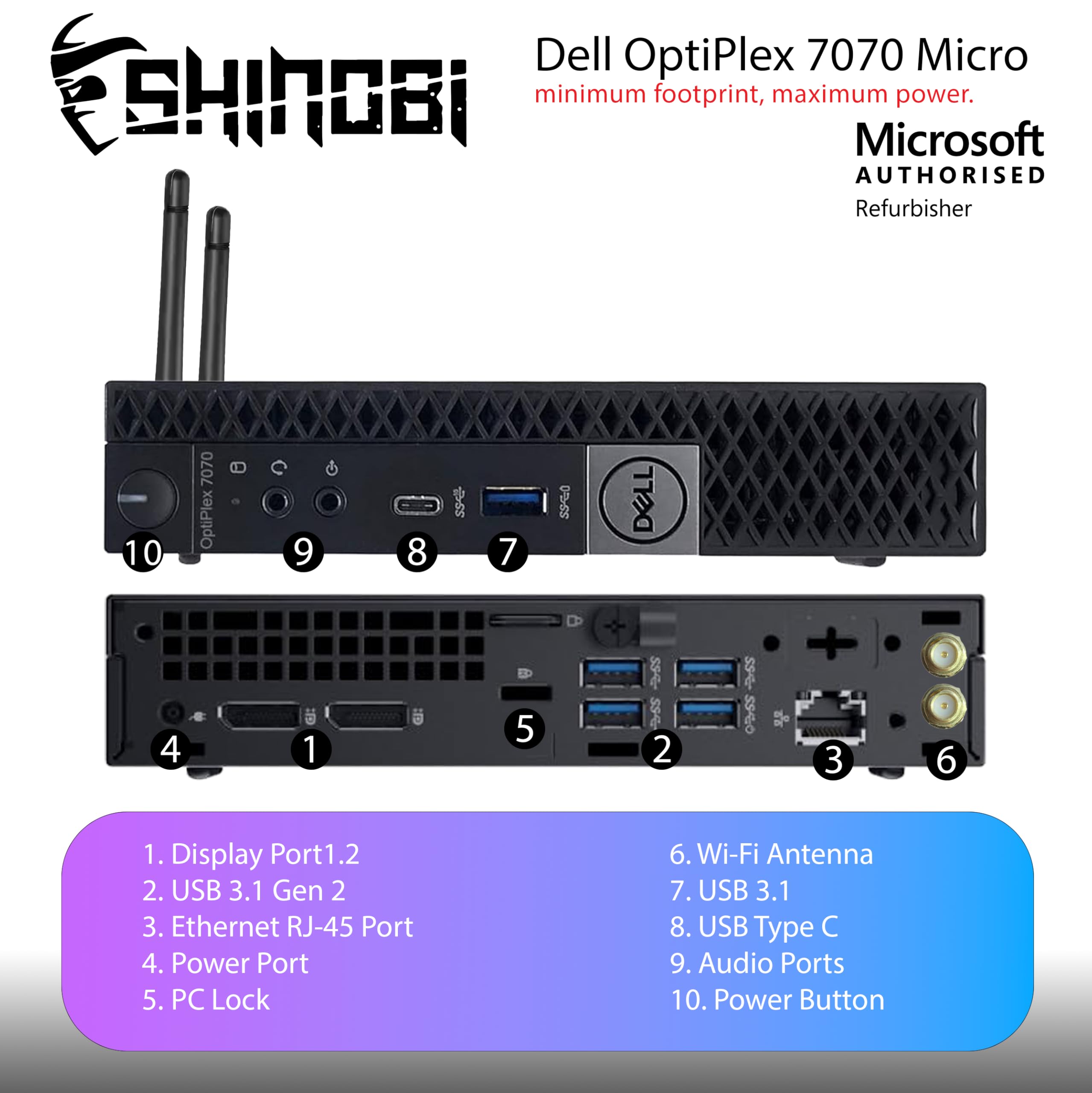 ミニPC DELL OptiPlex 7070 Micro Core i5 9500T Amazon.com: Dell OptiPlex 7070 Micro PC | Intel Core i5-9500T