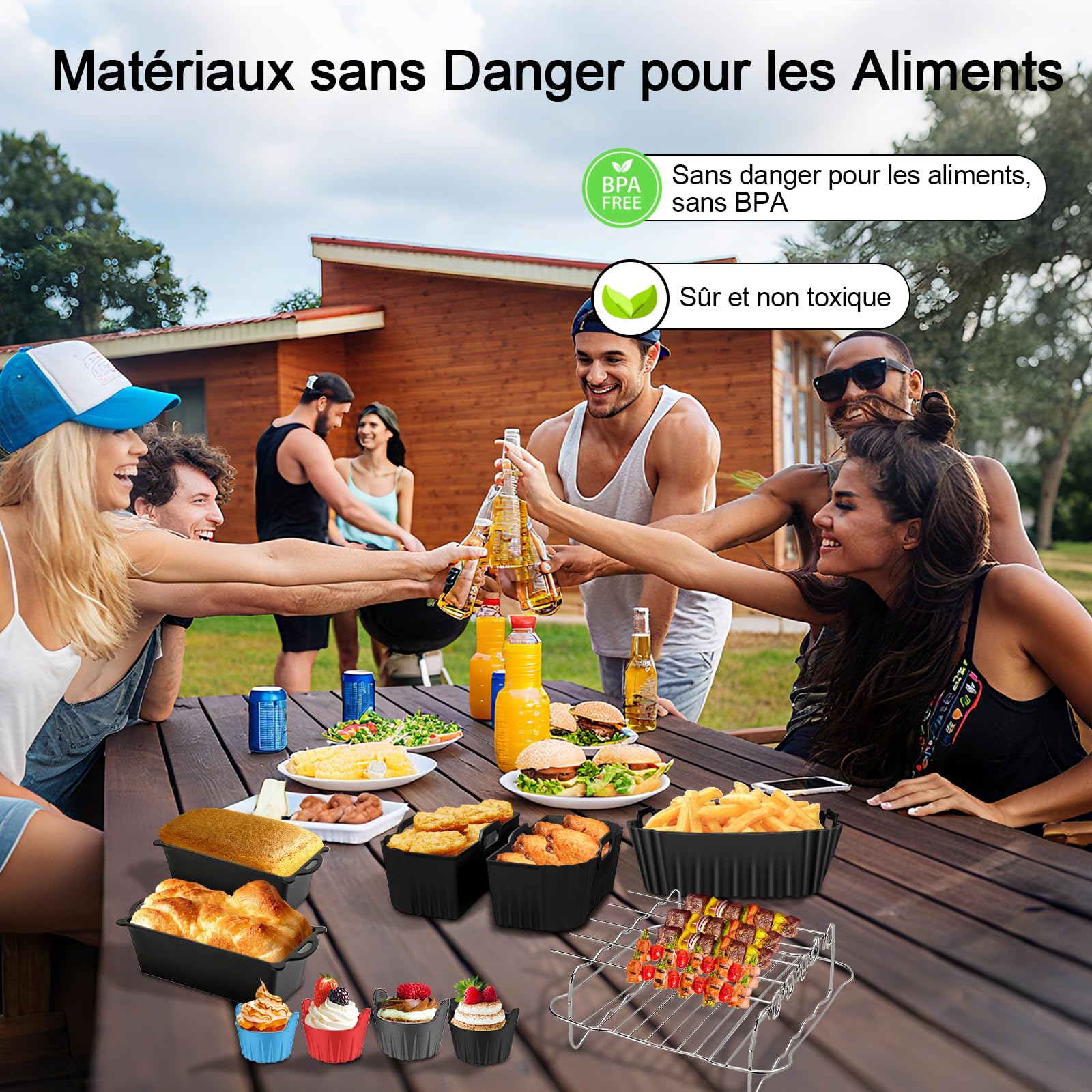 Accessoires Air Fryer pour Ninja MAX PRO, 6,2 L AF180EUCP / AF180EU