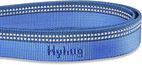 Miniatura 6 de Hyhug Pets (2021) Correa segura reflectante 3M - Moda y resistente tejido jacquard de nailon de 18 pulgadas, correa corta para perros grandes y