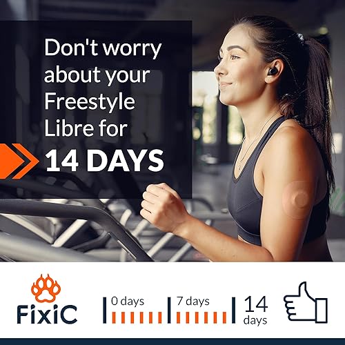 Miniatura 10 de Fixic Parche adhesivo Freestyle 25 piezas  Bueno para Libre 1, 2, 3  Enlite  Guardian  Sin pegamento en el centro del parche  Papel precortado