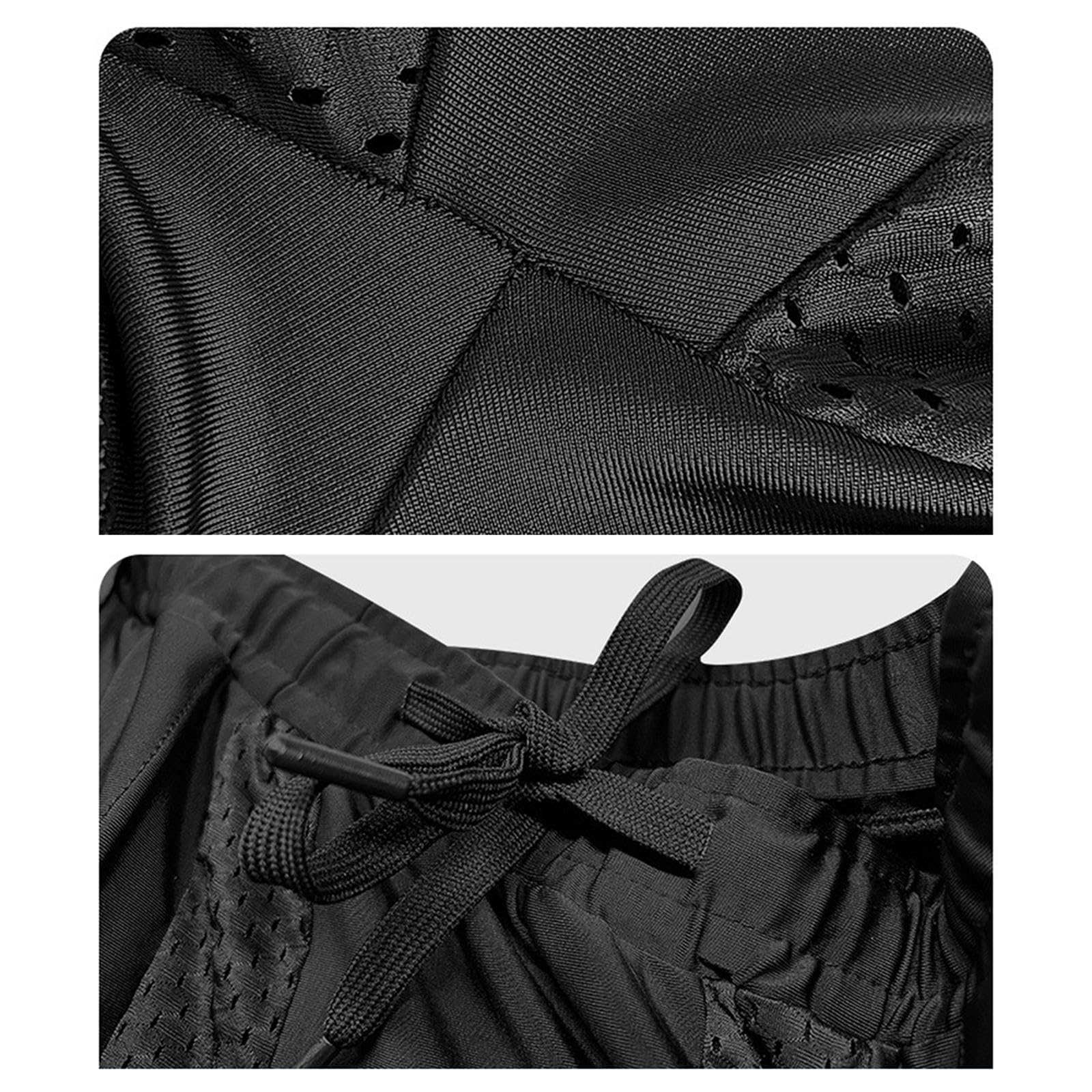 Générique Padded Shorts de Protection pour Homme avec Coussinets EVA Absorbant Les Chocs Taille Ajustable Matériau Respirant Adaptés à La Pratique du Vélo du SK, M