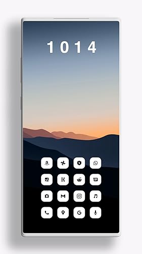 Adaptive Pixel White - Icon Pack