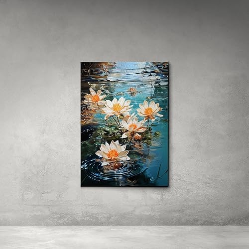 Miniatura 3 de Elephant Canvas Wall Art, Wild Animal Portrait Picture, Woodland Wildlife Prints Modern Nature Dark Wilderness Scenery Photo Artwork for Bedroom