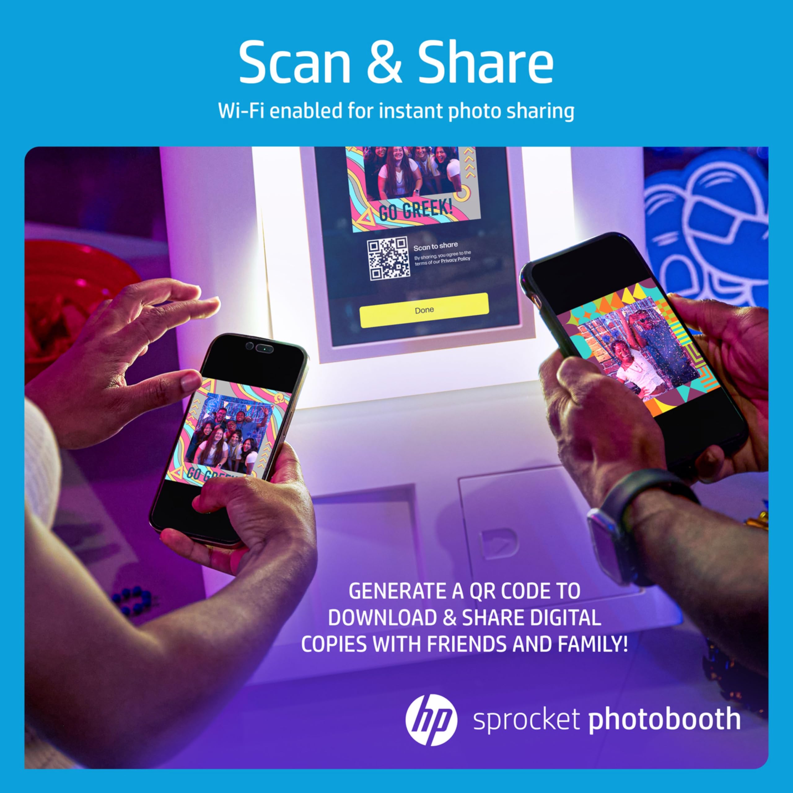 HP Sprocket Photomaton Machine Imprimante Photo Instantanée Couleur (Blanc) Starter Bundle + Papier Zink (100 Feuilles) + Étui de Transport Rembourré