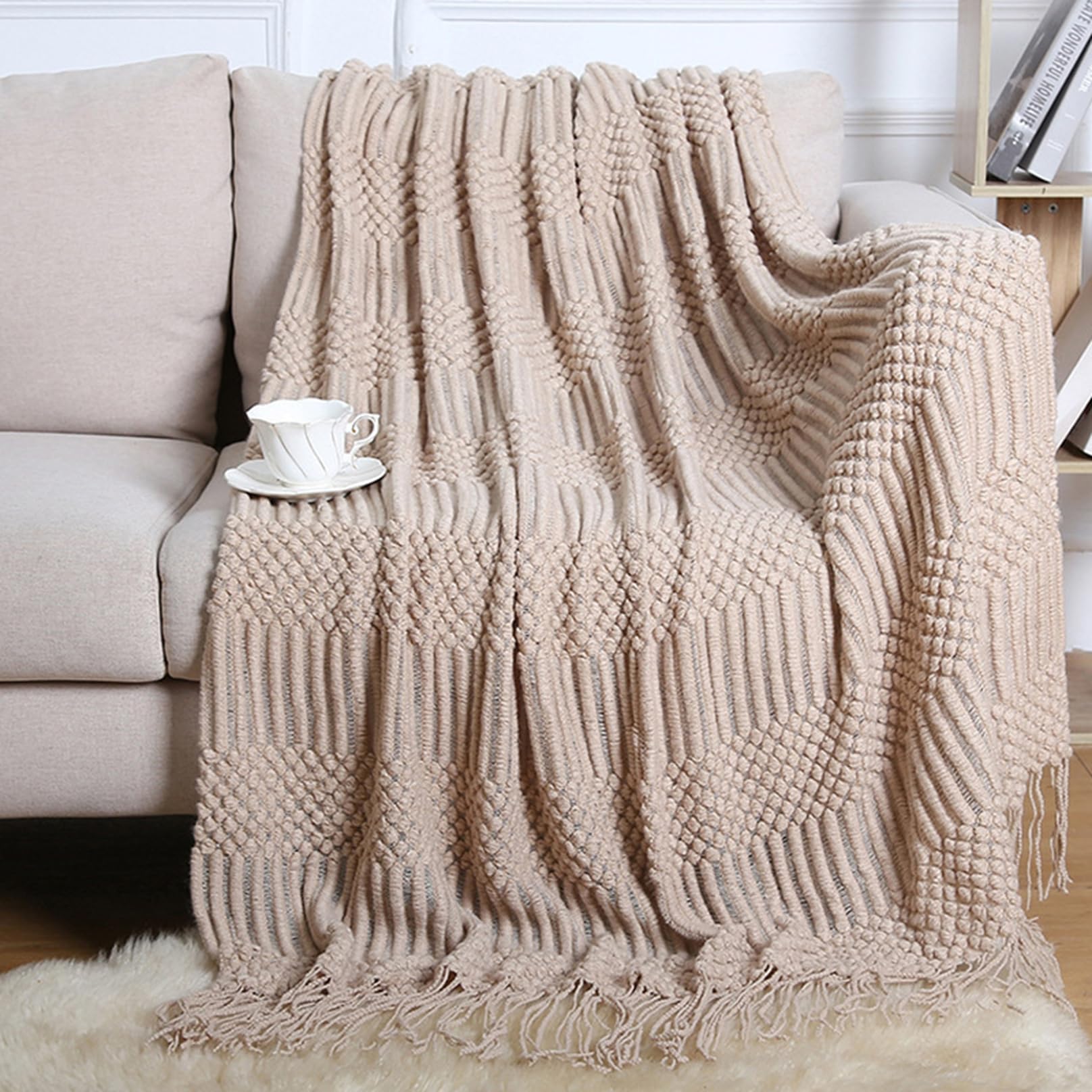 Amazon｜GEDWU マルチカバー キルト カラー28 130*170cm 北欧