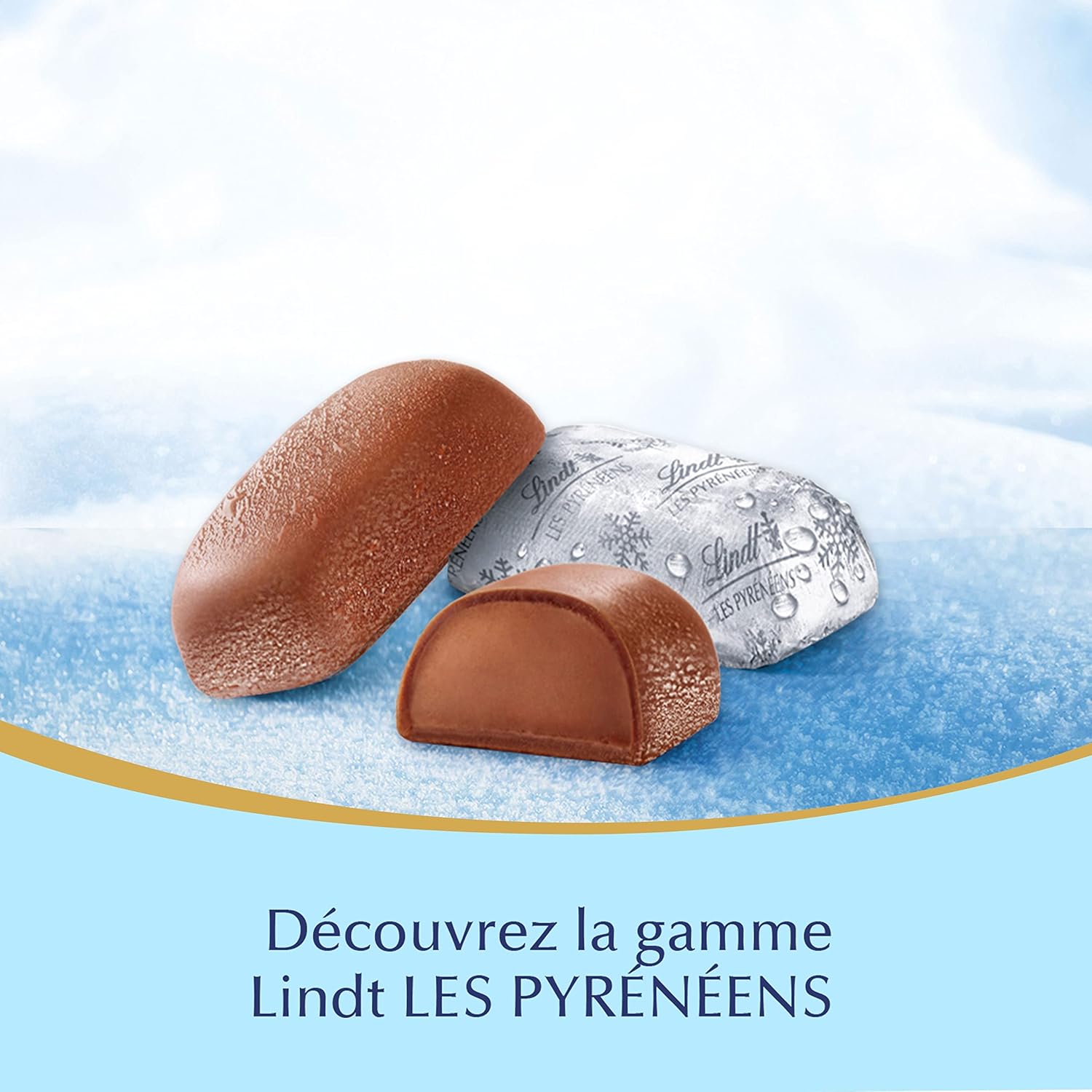 Ballotin Lindt Les Pyrénéens : Chocolat au Lait Frais et Fondant (175g) | Cadeau Gourmand - Image secondaire