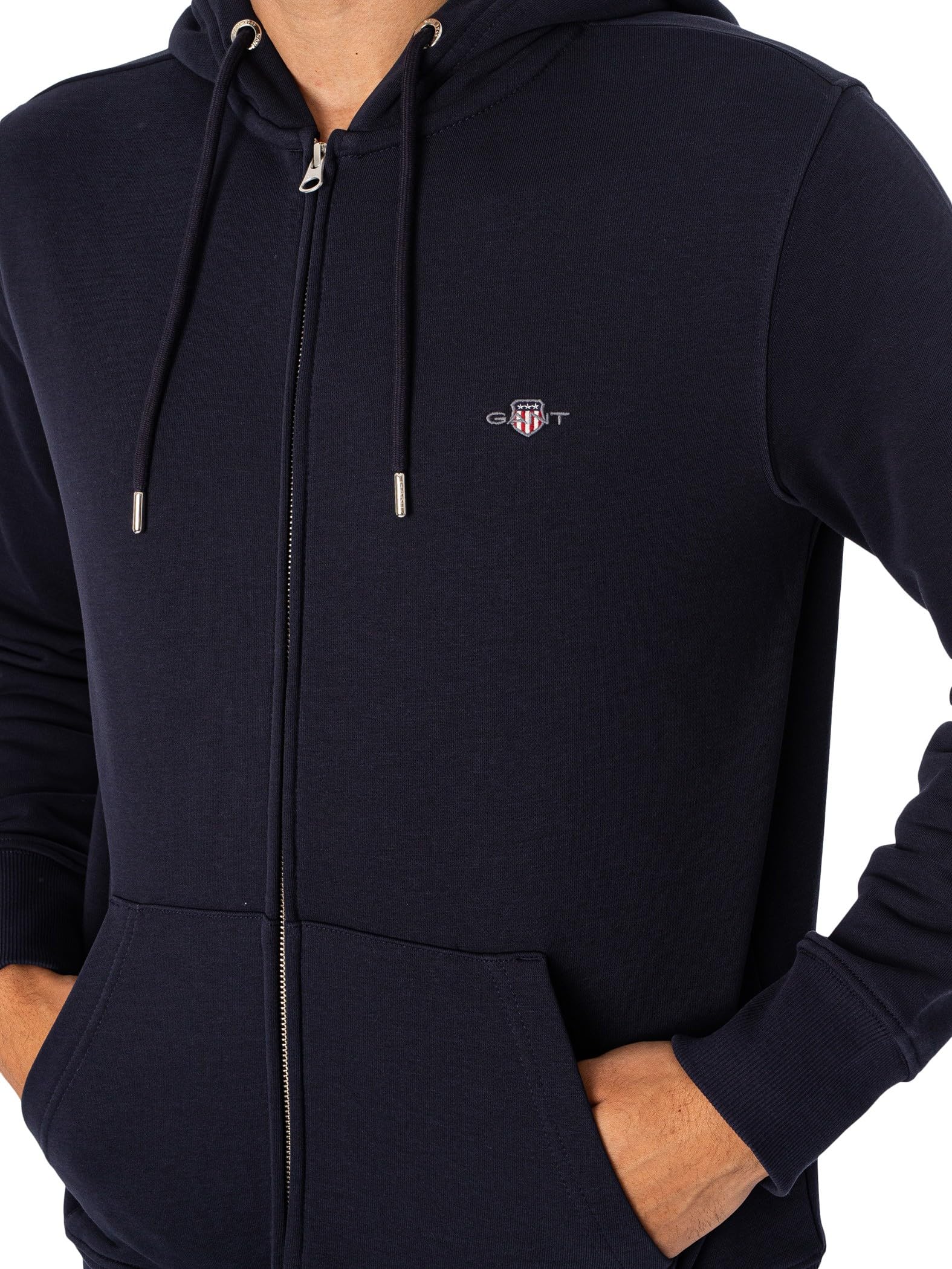 GANT Bluza z kapturem Mężczyźni Reg Shield Full Zip Hoodie