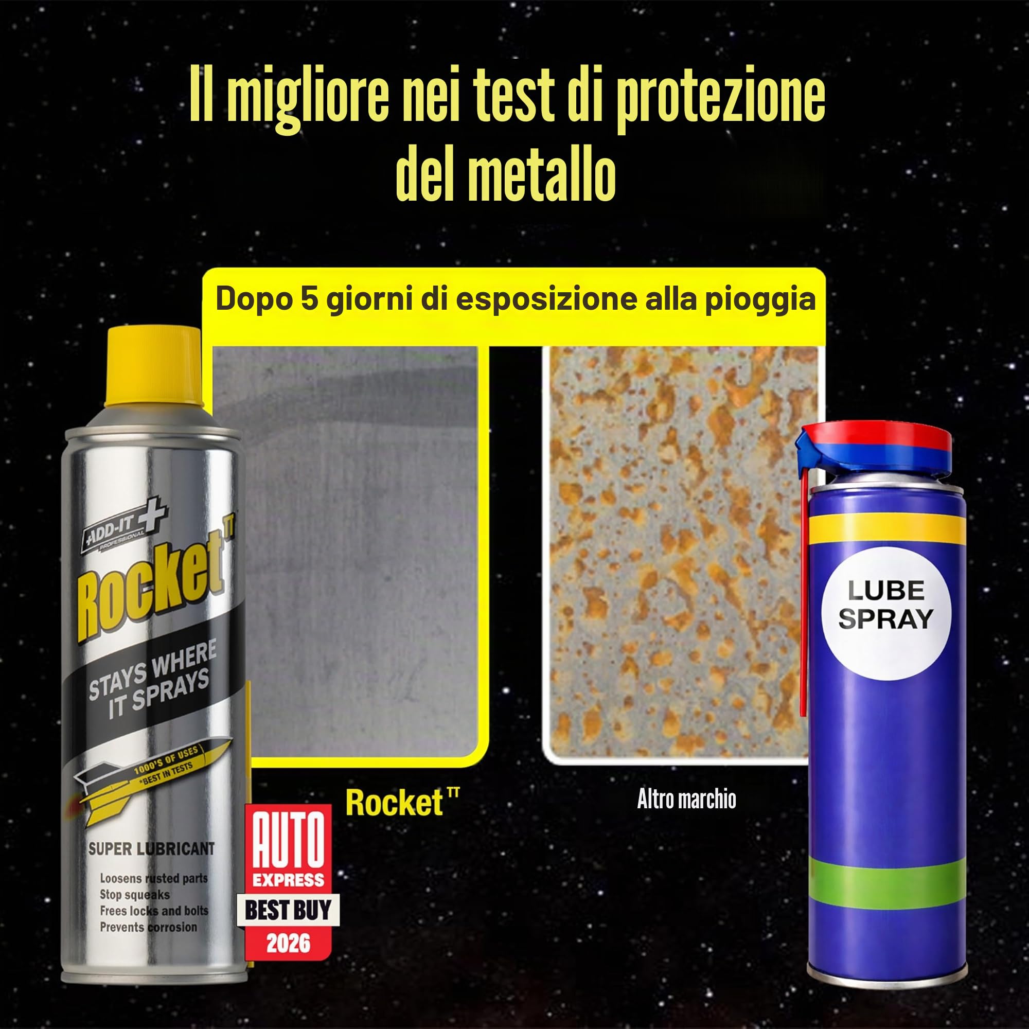 Rocket TT Tappo e cannuccia super lubrificante multiuso 100ml