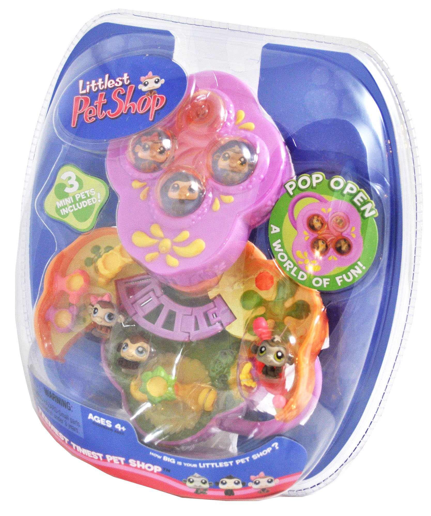 Little Petshop LPS jumbo 5 purple monkey singe deco pet #geektradelpssinge