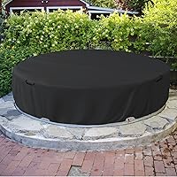 Vista 6 de Cubierta redonda de acero de 8 pies para piscina, mejorada a cobertura completa, diseño de cuerda de alambre y cabrestante que aumenta