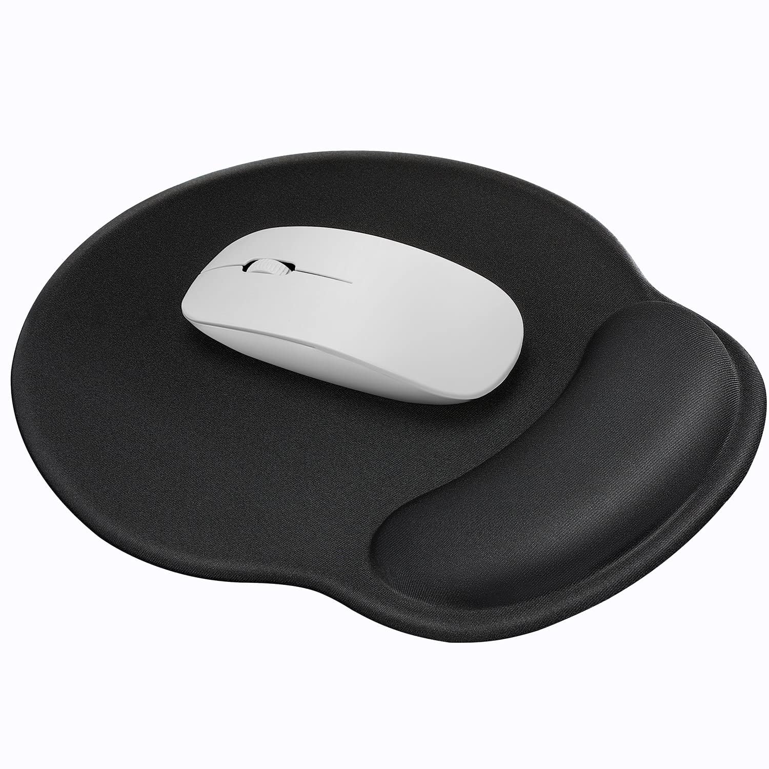 DORLANK Gel Mouse Pad| Memory Foam Cushion Mousepad with Wrist Support, Ergonomic Design| Non-Slip Rubber Base| Suitable for Gaming, Computer, Laptop, Home & Office Non-Slip Rubber Base (Black)-image-20