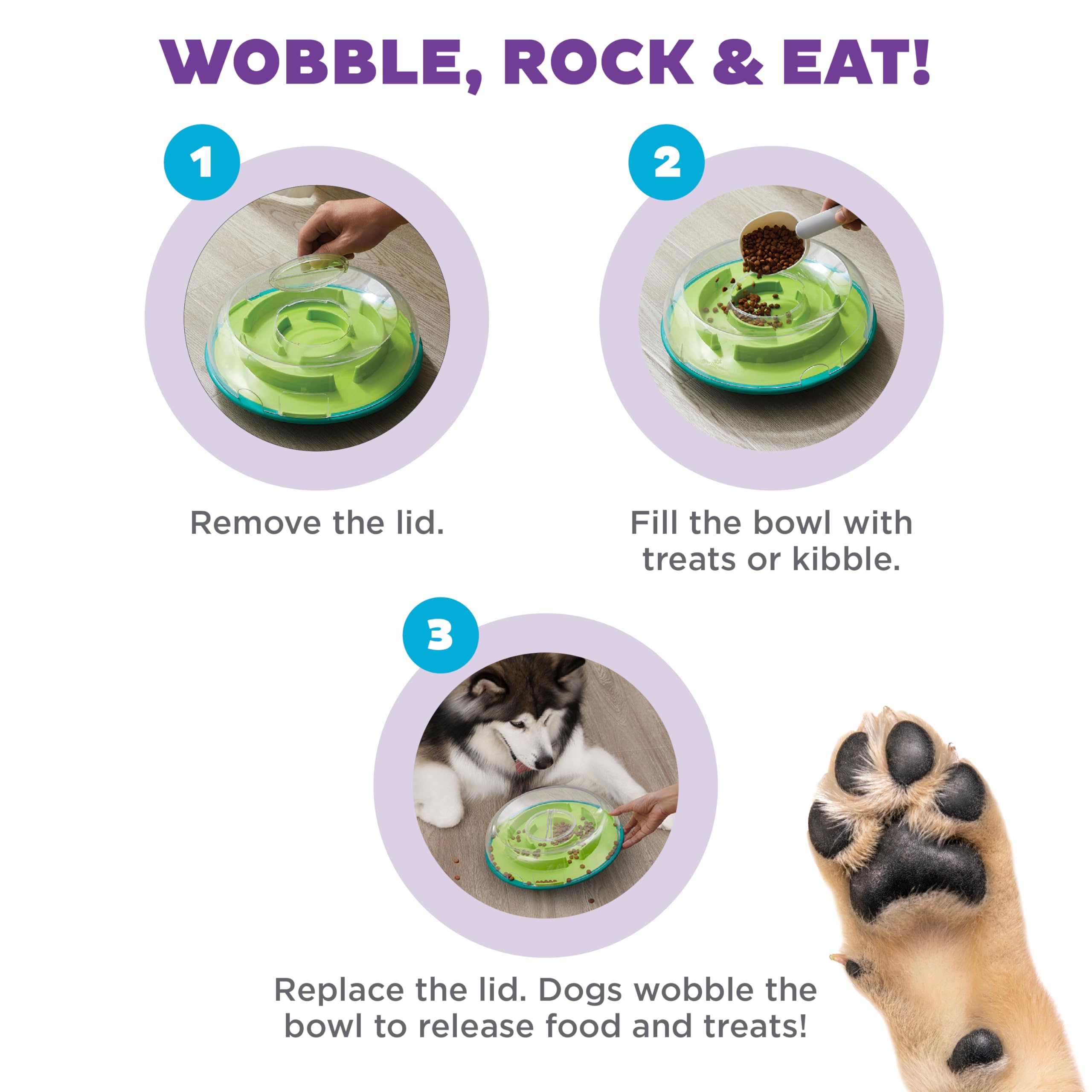 Outward Hound Nina Ottosson Dog Enrichment Puzzle Toy, Interactive Treat Dispensing Game with Casino & Twister Puzzle for Mental Stimulation & Training (Interactive Treat Puzzle Toy) 2