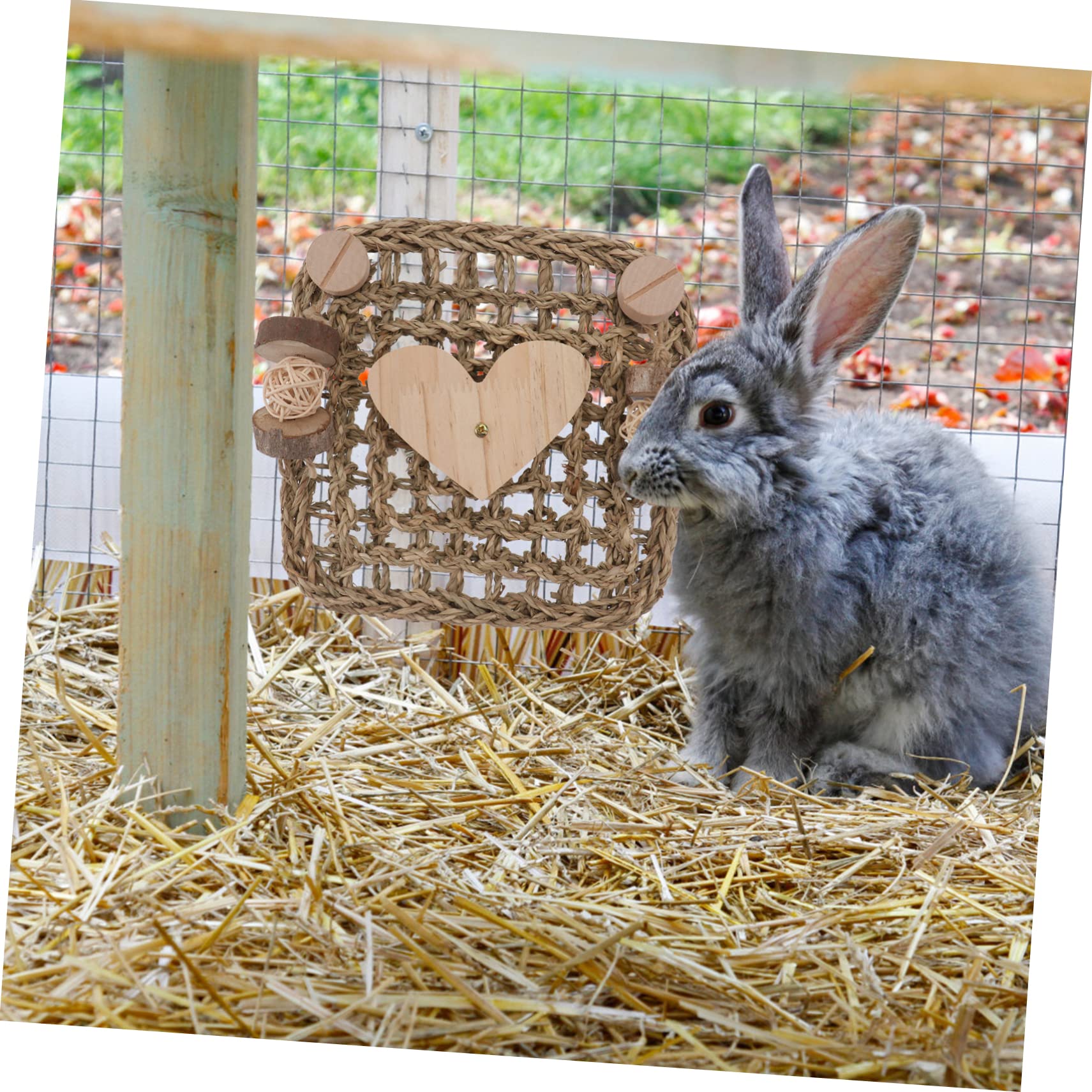 2stücke Käfigmatte Für Kleintiere Handgewebte Grasmatte Für Kaninchen Meerschweinchen Chinchillas Kauspielzeug Bodenmatte Aktivität Gesundheit