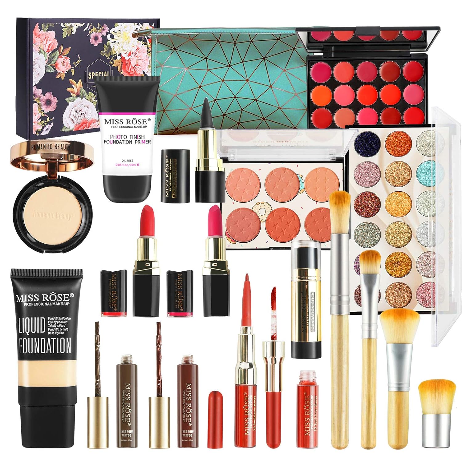 FantasyDay 9Pcs Pro Makeup Gift Set Makeup Bundle Essential