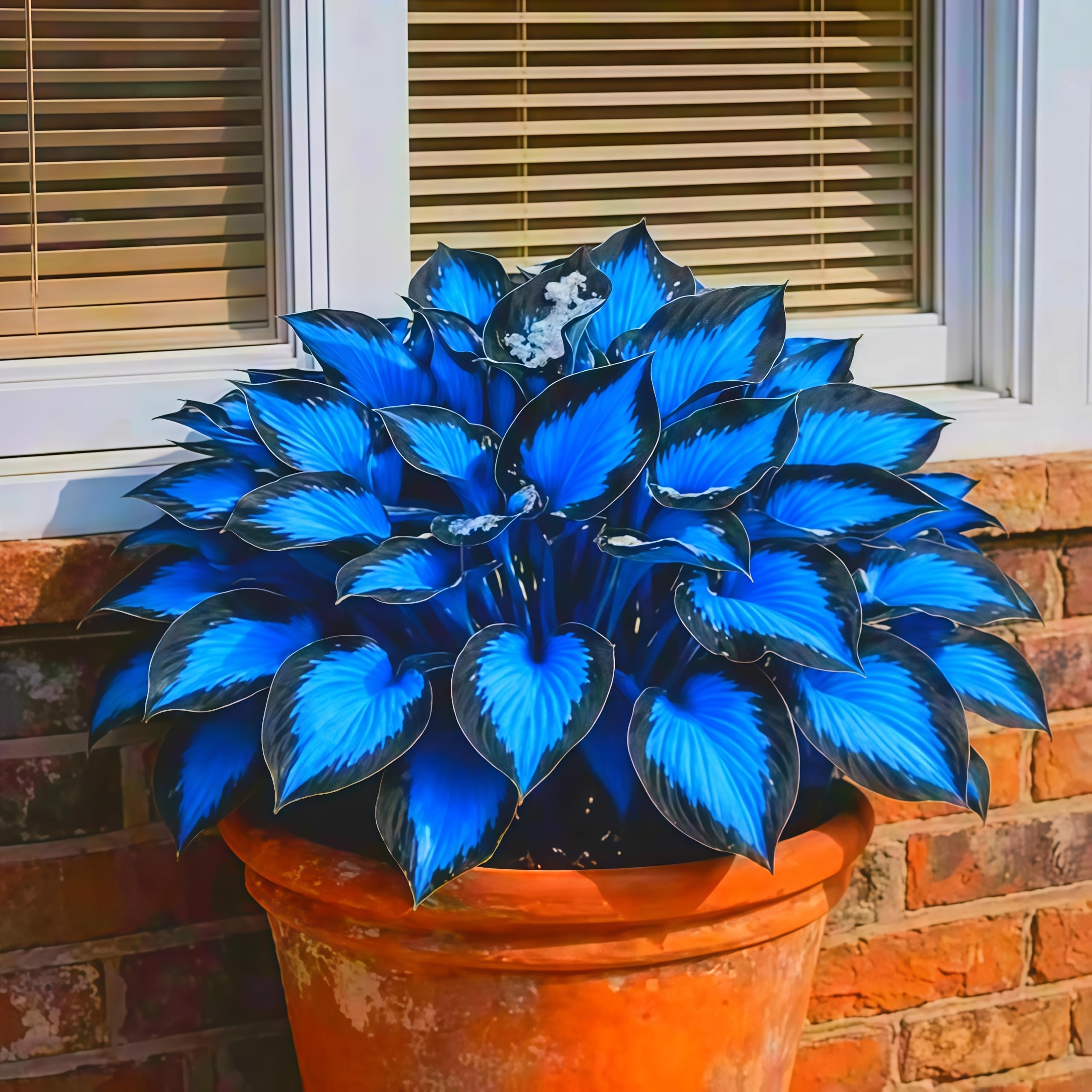 Thriving Hosta Bulbs Perennial UK, Rare and Beautiful Hostas Rhizome in Bulk,Planting for Stunning Garden Displays-6 Bulbs-A