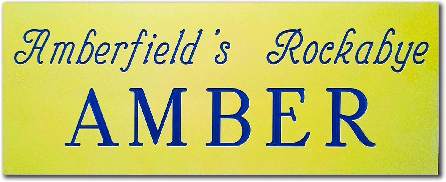 HORSE STALL SIGN 10" x 4" Barn Sign - Custom Engraved Durable ABS Plastic Laminate