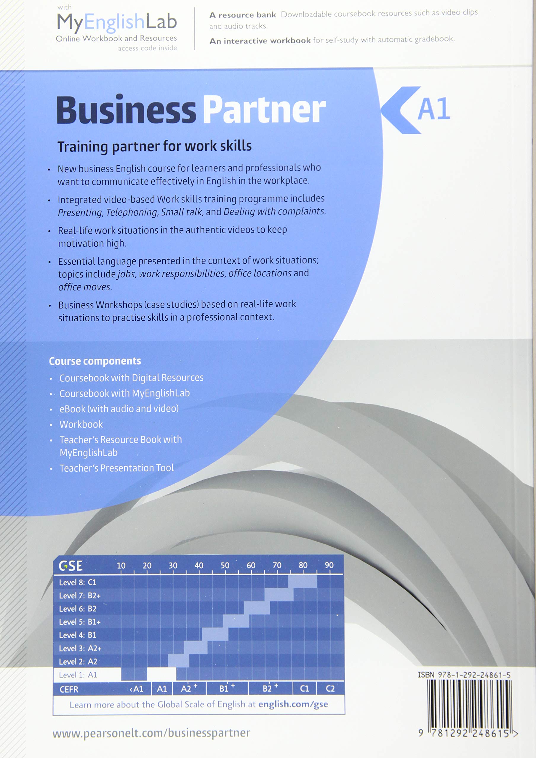 Business Partner A1 Coursebook and Standard MyEnglishLab Pack
