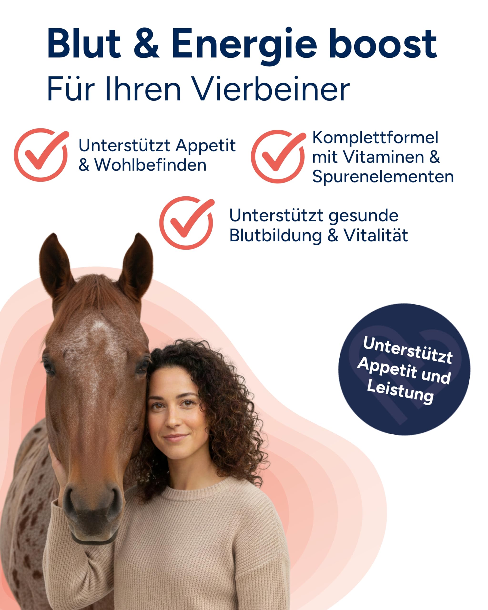 NutriLabs Blood Support Pellets für Pferde 1,5 kg - Blutzusatz - Eisen - Nahrungsergänzung Eisenpräperat - Vitalstoffe Blut