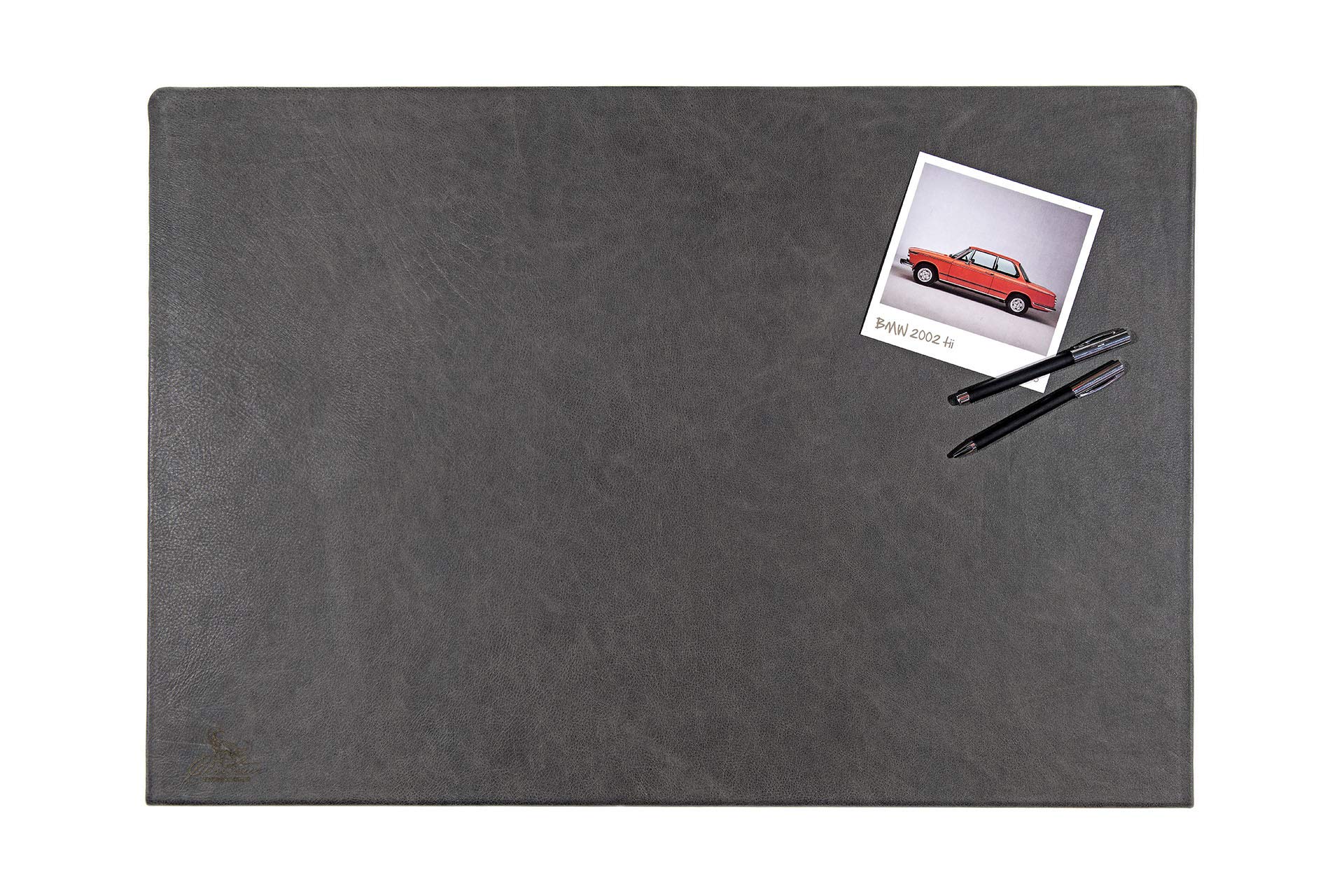 Centaur - Sottomano in pelle di alta qualità - 55x80cm grigio basalto - Ideale per l'ufficio e la casa - Sottomano di facile manutenzione - Fatto in Germania
