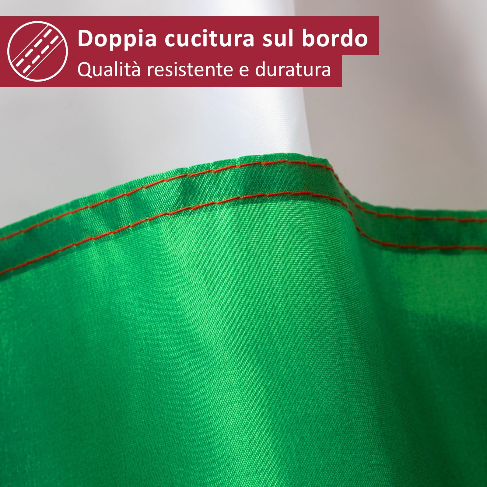 Aricona Bandiera Italia 90x150cm poliestere con occhielli in ottone resistente alle intemperie
