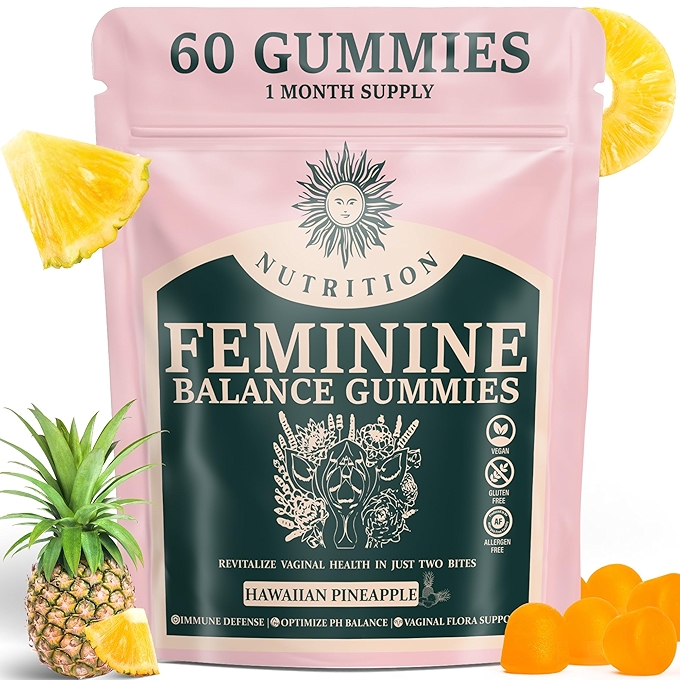 女性健康优质pH平衡软糖 - 热带菠萝味