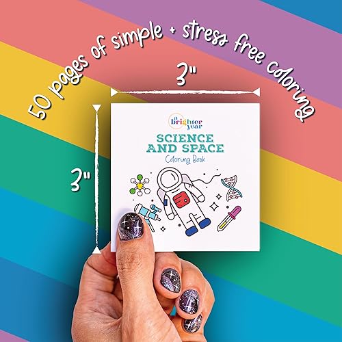 Miniatura 2 de A Brighter Year Paquete variado de 5 mini libros para colorear, tamaño de bolsillo, regalos pequeños para compañeros de trabajo, 3 x 3 pulgadas,