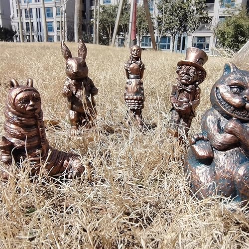 Miniatura 6 de Wonderland - Juego de esculturas de jardín de Alicia en el país de las maravillas, estatua de jardín, decoración interior y exterior