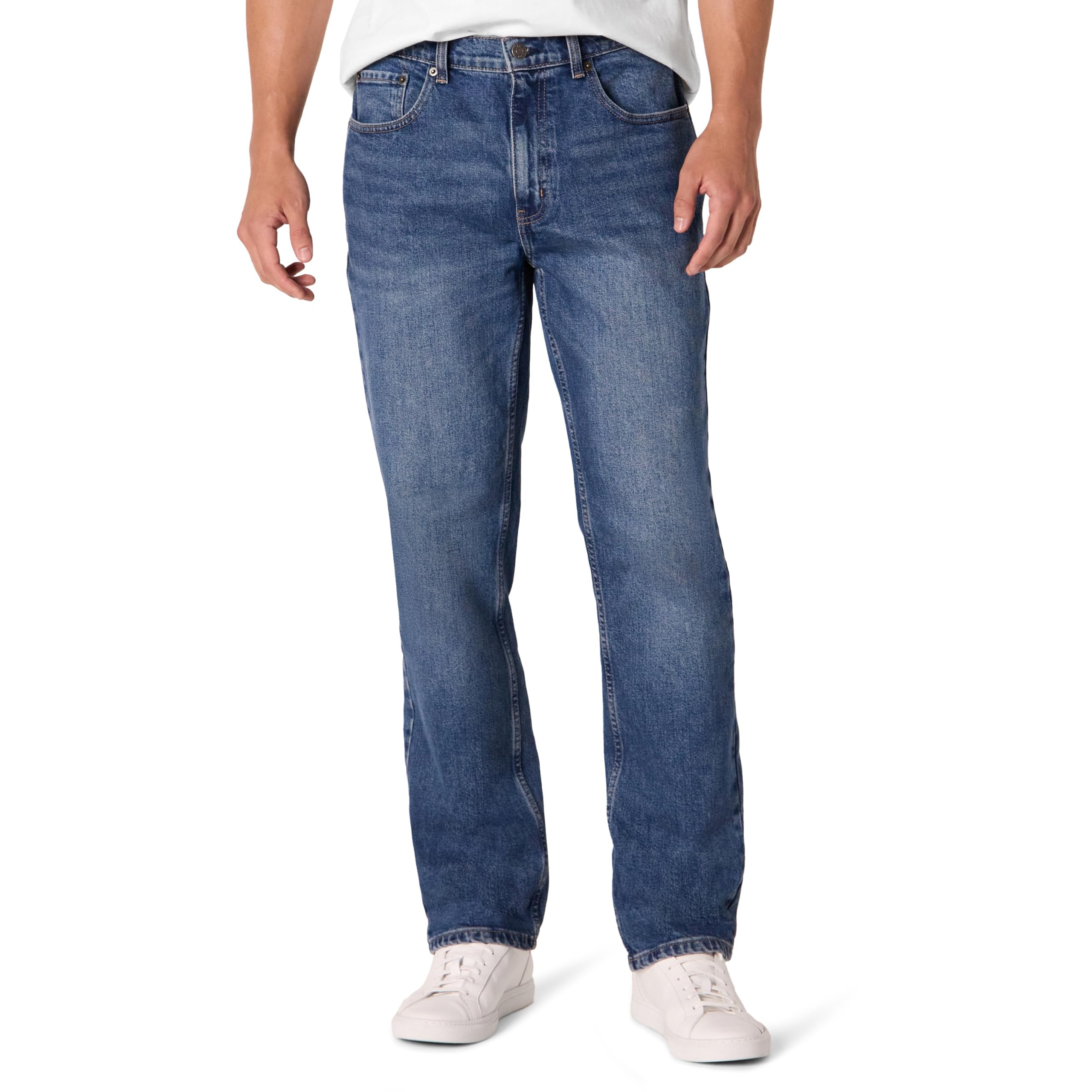 Amazon Essentials Herren Straight-Fit-Jeans mit Geringem Stretchanteil