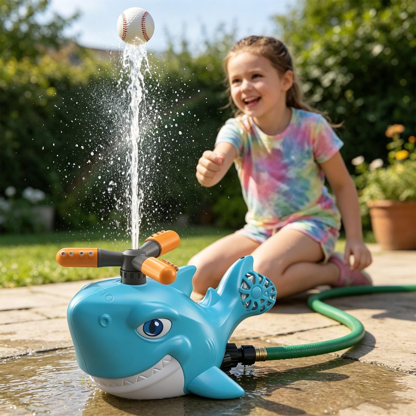 da Gioco all ' Aperto in ABS a Forma con Spruzzi d ' Acqua, per attività in Spiaggia per Famiglie, Giochi Acquatici