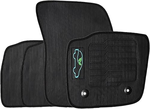 Miniatura 5 de ecoMats Alfombrillas para todo tipo de clima, ajuste personalizado para Ford Fusion de 2012 a 2020, cerraduras de seguridad, inodoro, parte trasera