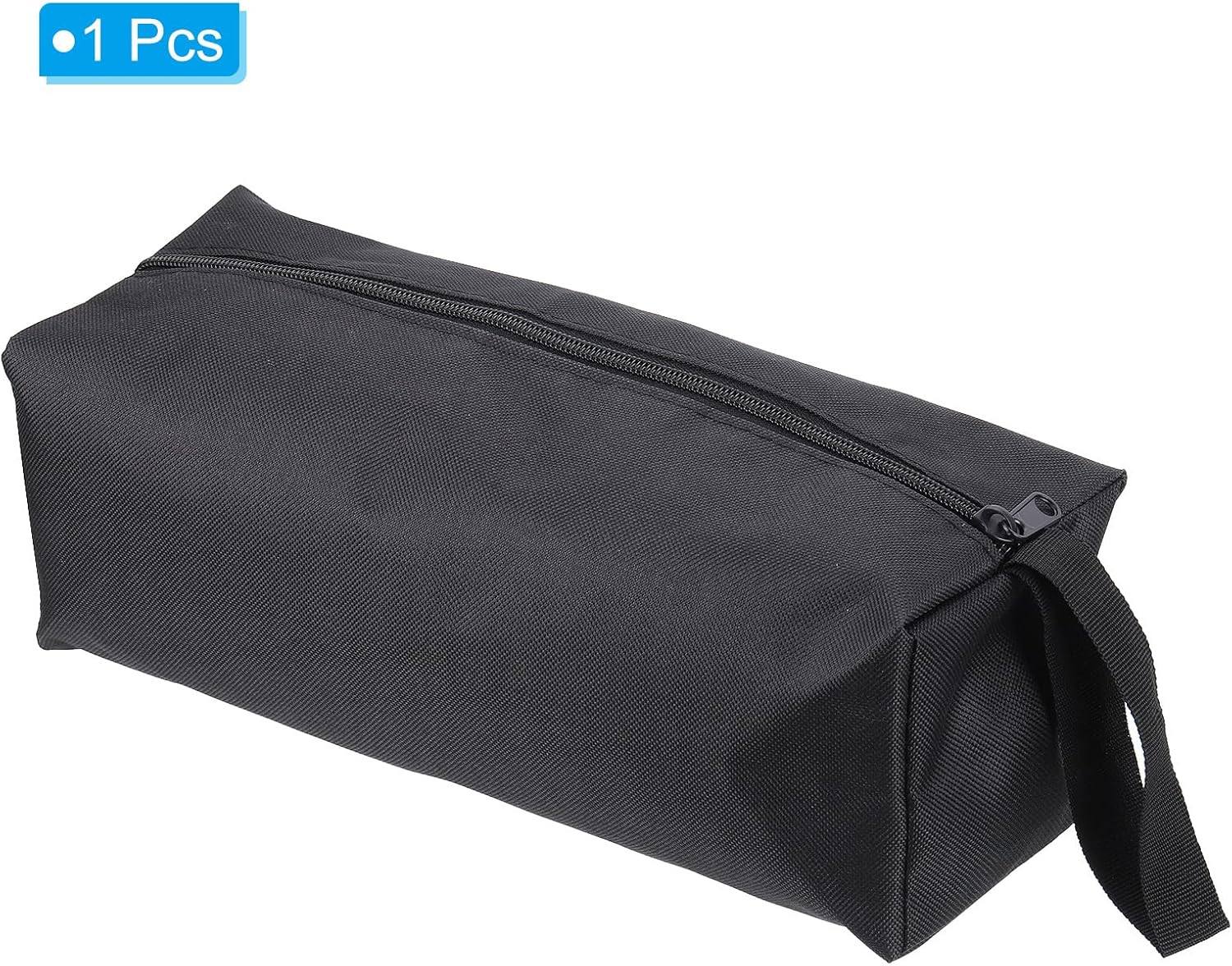 PATIKIL 12" Zipper Tool Pouch, Multipurpose Tool Bag Waterproof Tote Bag Storage Organizer for Screwdrivers Pliers, Black