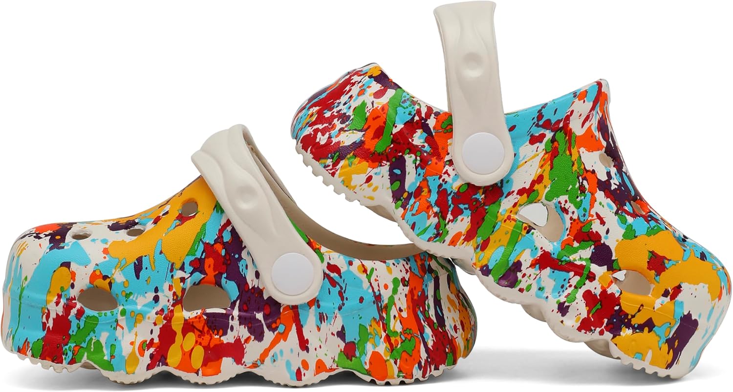 INMINPIN Kids Cute Clogs Cartoon Garden Shoes Boys Girls Slides Slippers Indoor Outdoor Children Water Shower Beach Pool Sandals - Image 4