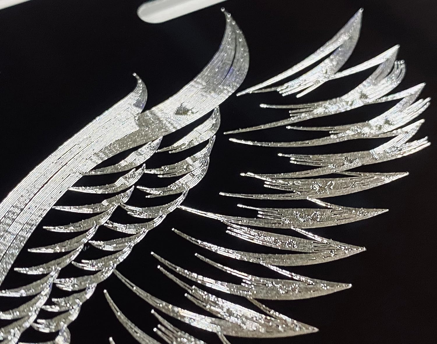 Engraved US American 3D Fierce Eagle Diamond Etched Car Tag Vanity License Plate