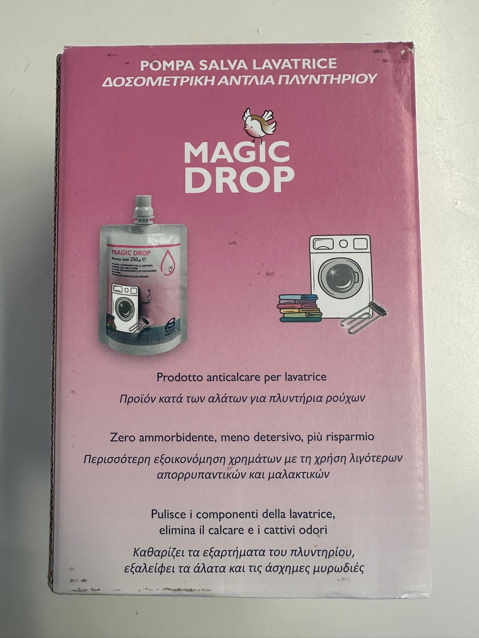 ONE DROP Anticalcare per Lavatrice