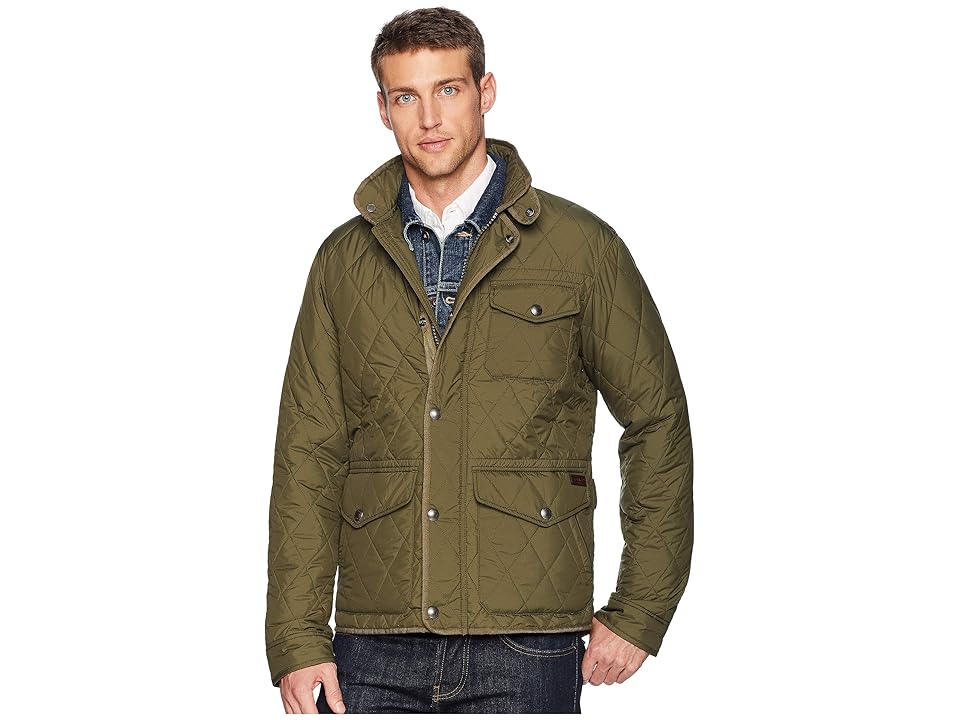 

Polo Ralph Lauren Quilted Nylon Dartmouth Jacket (Expedition Olive) Men's Coat