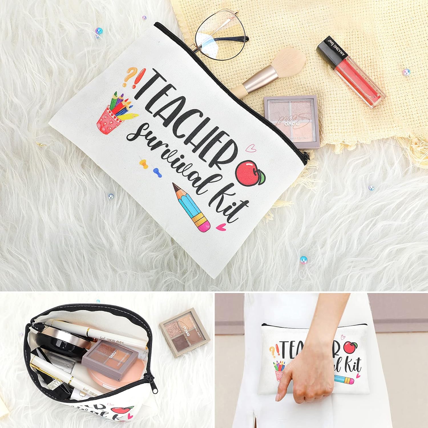 Best Teacher Appreciation Gifts for Women, Christmas, Birthday, Back to School, Thank You Gifts for Teacher, 12 oz Tumbler Gift Basket - Image 5