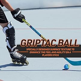 Franklin Sports NHL Street Hockey Balls - Griptac No Bounce Outdoor Street + Roller Hockey Balls - Official Size Adult + Youth Hockey Balls - 3 Pack - Assorted Colors