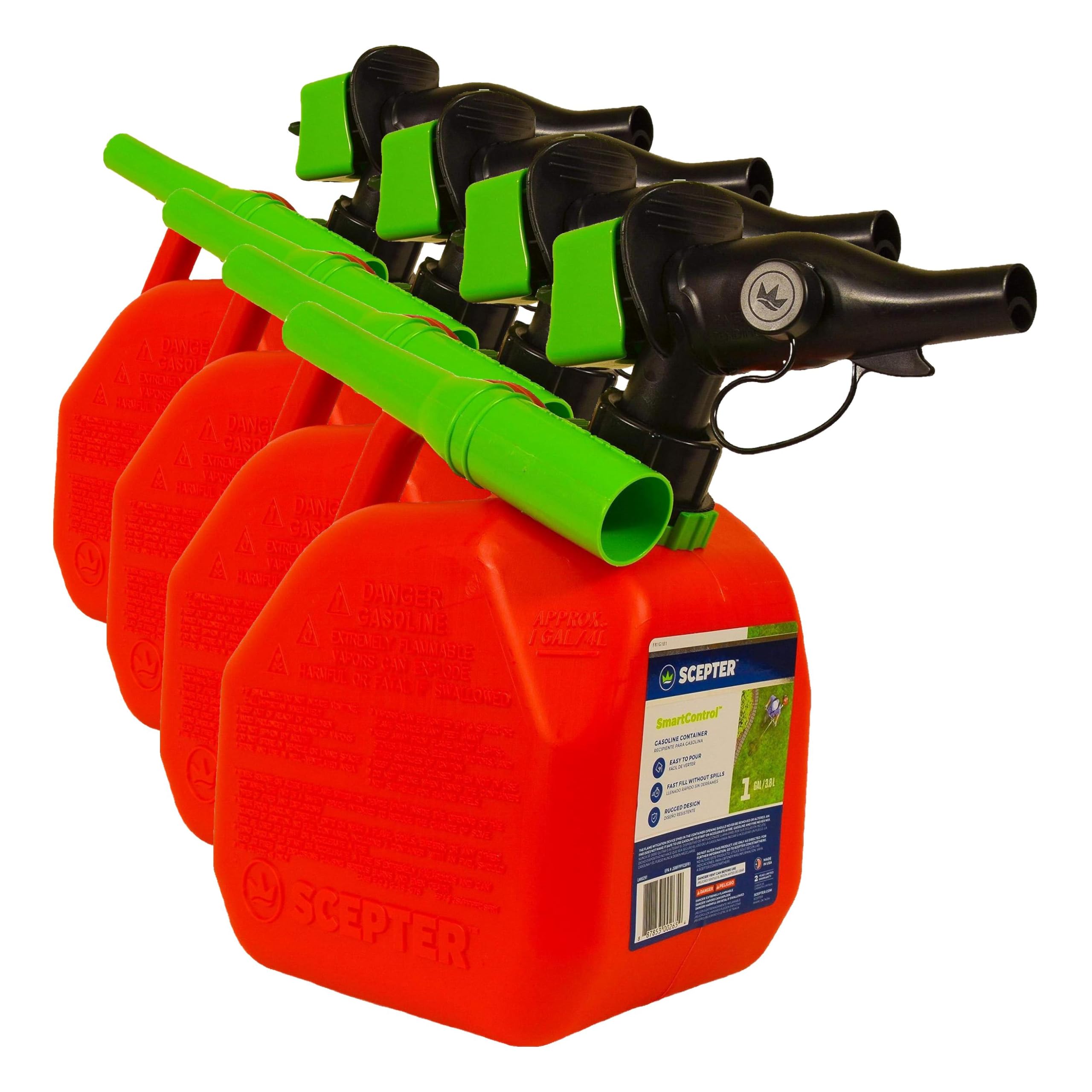 Amazon.com: Scepter FR1G152 Fuel Container with Spill Proof Smart