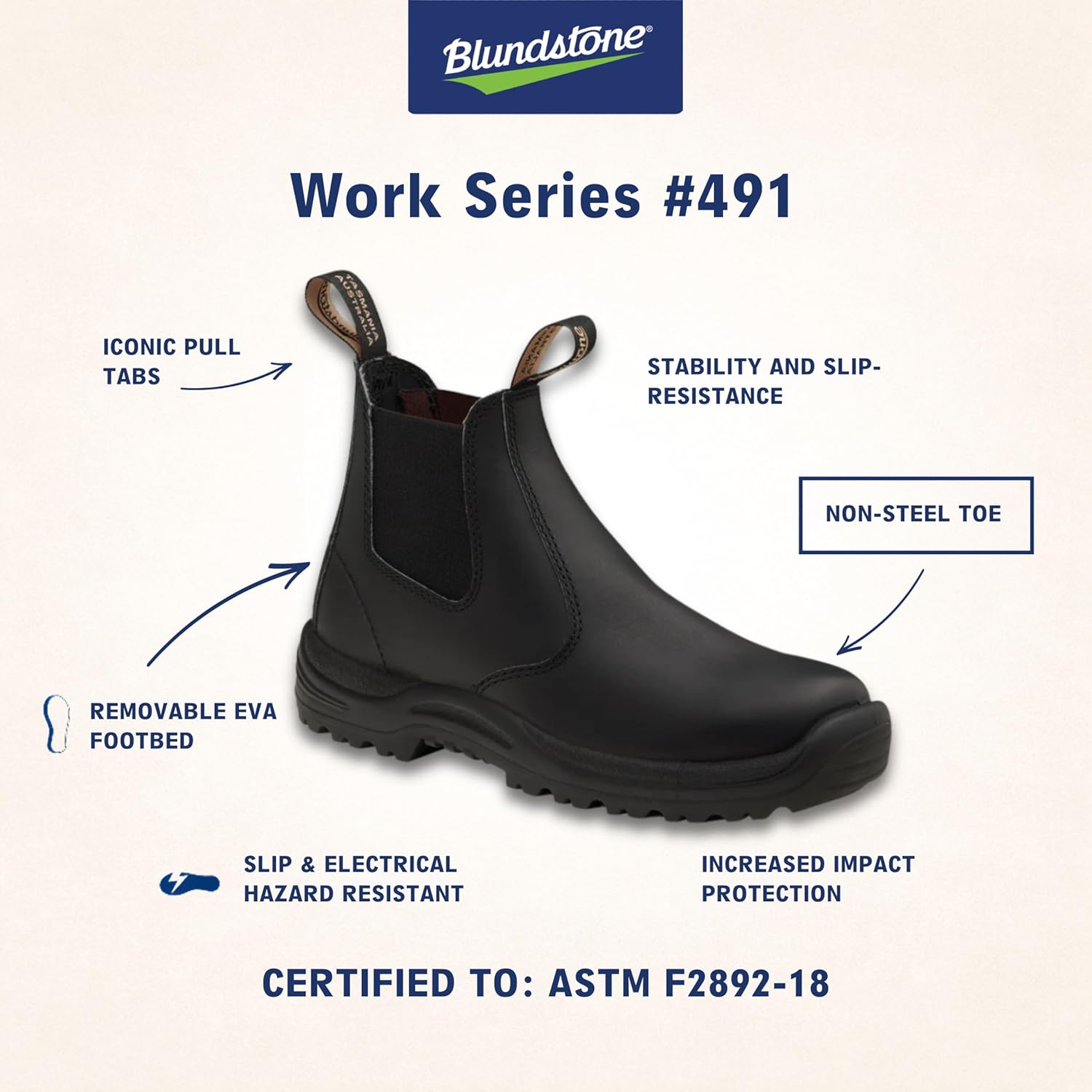 Blundstone Mens Work Series Protective Boots