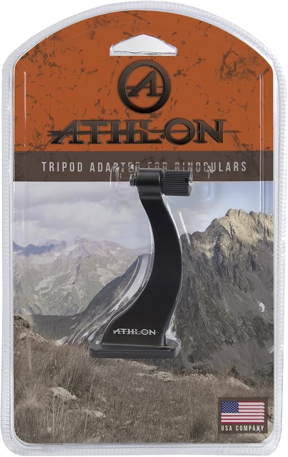 Athlon Optics Binocular Tripod Adapter, Black