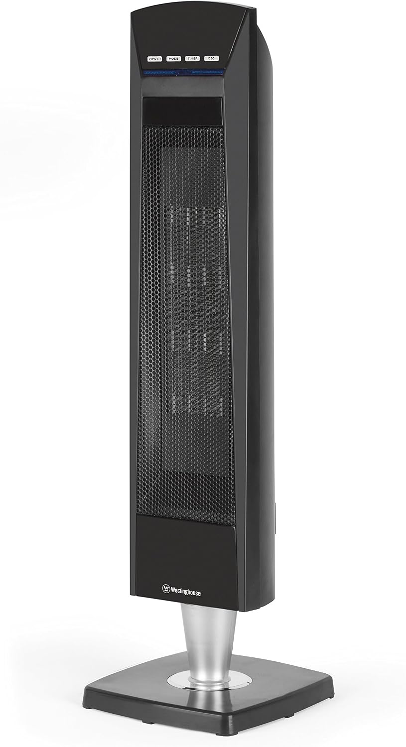 30" Digital Ceramic Pedestal Heater with Remote, WHP5137