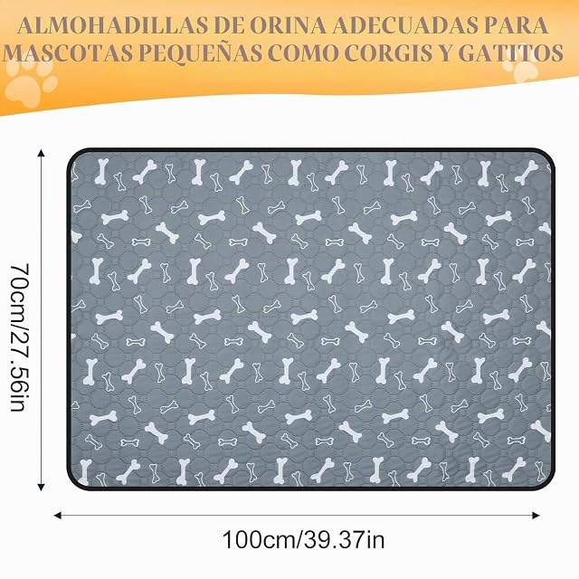 Foto 2 de 7 de Wusboo 2 Unidades de Empapador para Perros Lavable e Impermeable